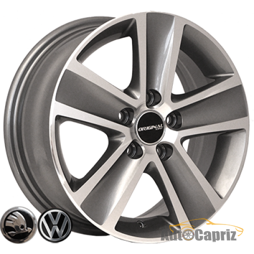 Диски Replica Volkswagen 461 EP R14 W6.0 PCD5x100 ET43 DIA57.1   